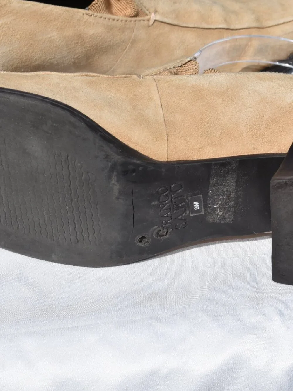 Franco Sarto Leather Wedge Shoe